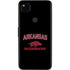 University of Arkansas-Fayetteville Razorbacks Black Google Pixel 4a Skin